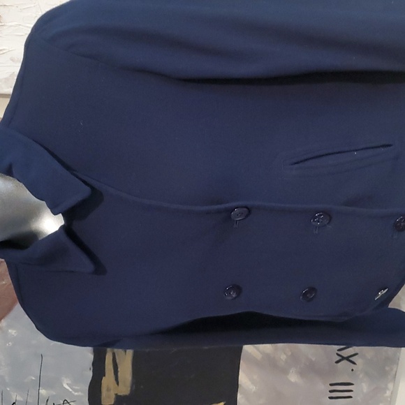 Lauren Ralph Lauren Navy Jacket Women 12 - Picture 2 of 11